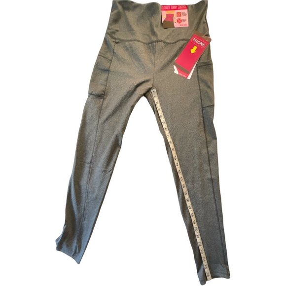 ShoSho Womens High Waist Tummy Control Butt Sculpting Leggings Grey Size L - Picture 7 of 12